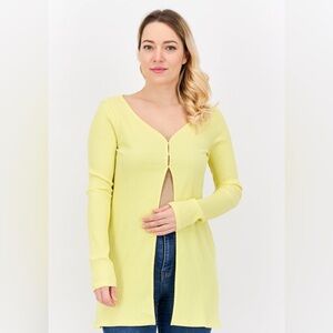 NWT MANGO RIBBED CARDIGAN